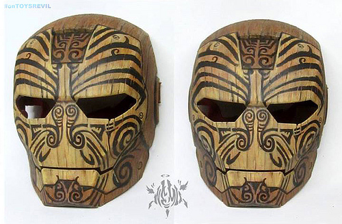 Iron Man Helmet :Maori Tiki Style