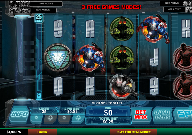 Iron Man Slot Machine