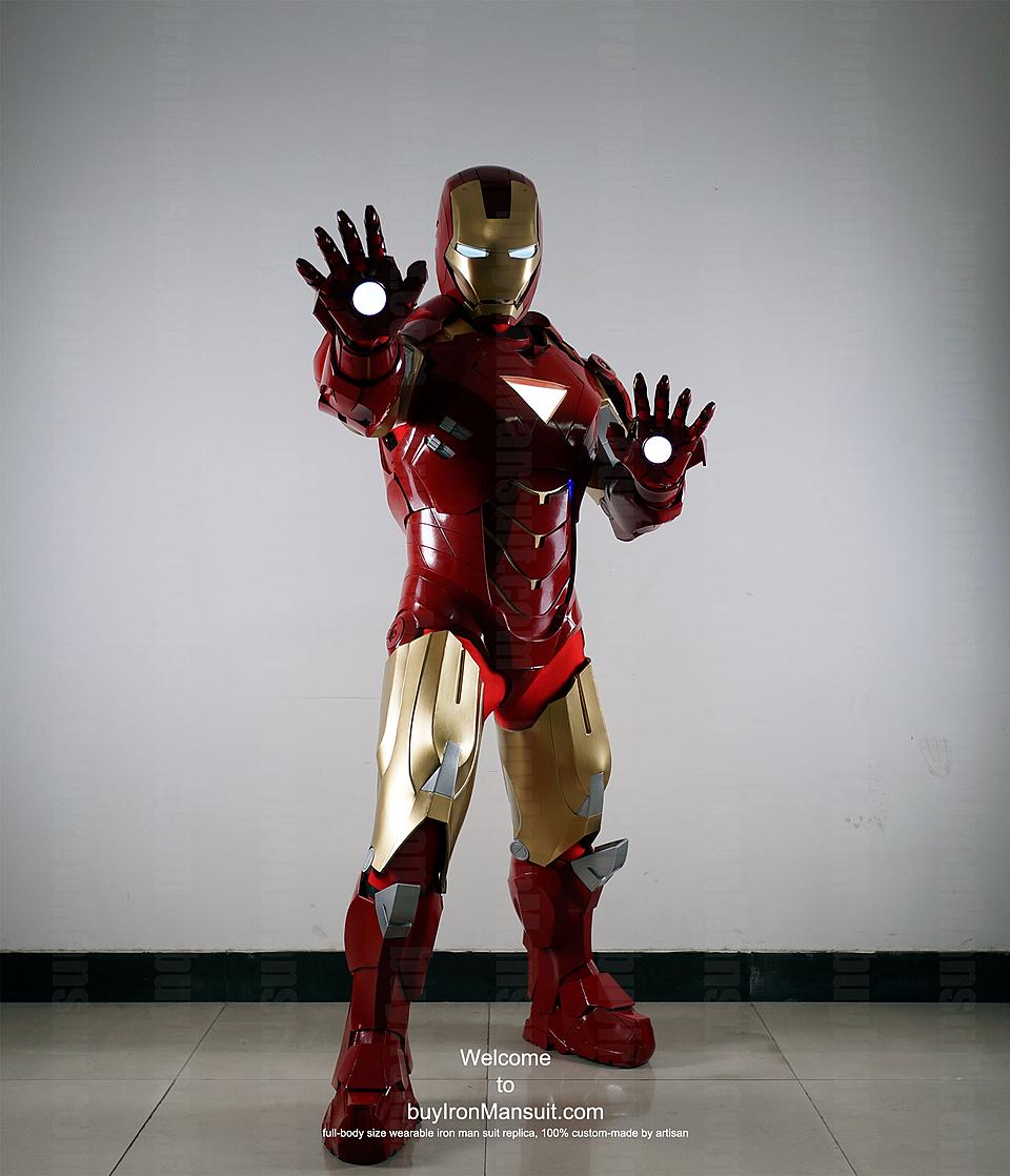 real iron man armor suit