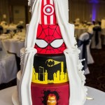 superhero wedding cake iron man