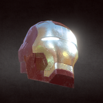 Cool Iron Man Helmet 3D Model