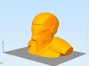 3D Printable Iron Man Bust