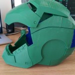 A Full size 3D Printed Iron Man Helmet!