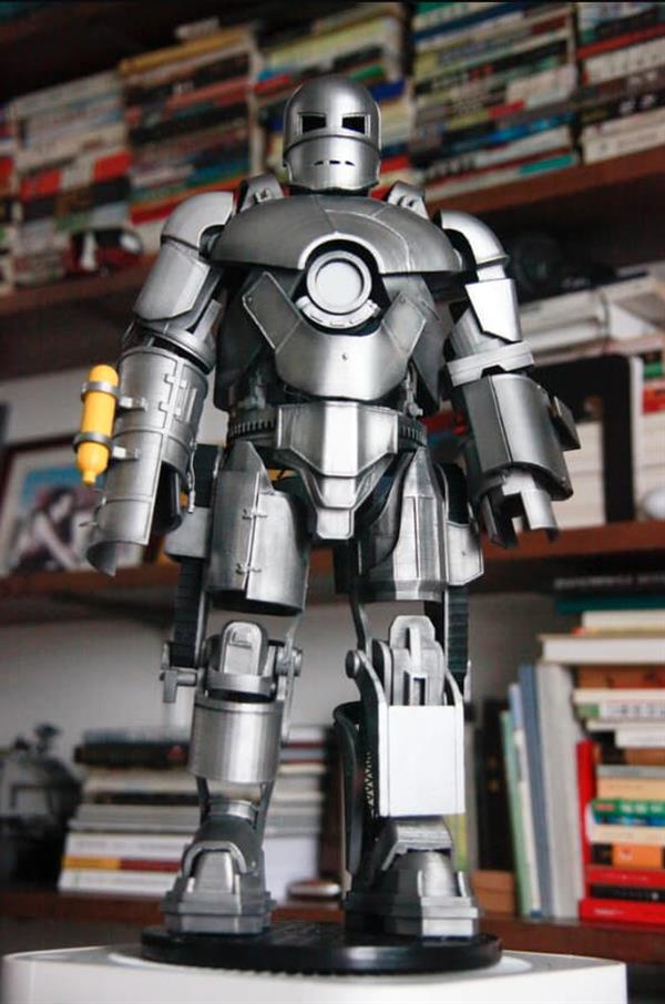 Mark I 3D Printed Iron Man! Iron Man Helmet Shop